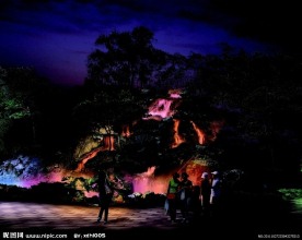 广场夜景效果图