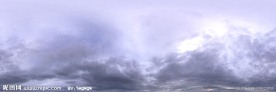 广角天空蓝天白云