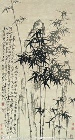 国画竹子