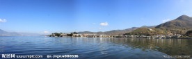 洱海玉几岛全景