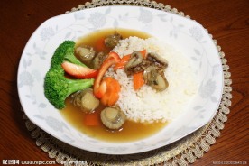 香菇鸡肉饭
