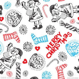 圣诞节无缝背景