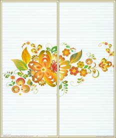 炫彩花色移门