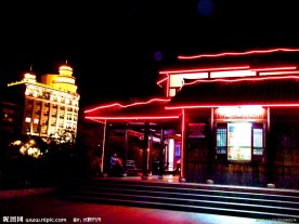 余姚兰墅公园夜景