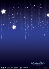 蓝色星光底图