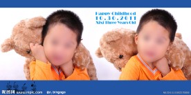 简洁儿童摄影相册模板