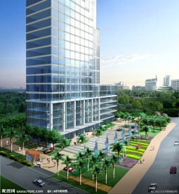 小区景观效果图