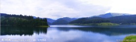 湖泊全景