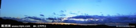 夕阳天空景色