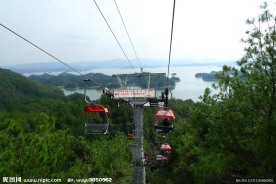缆车上看风景