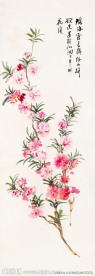 国画桃花