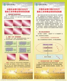 农行易拉宝展架