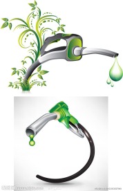 绿色加油喷嘴花纹