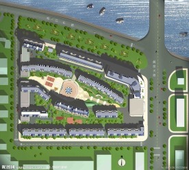 地产小区规划设计效果图分层模板