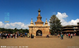 云南昆明官渡古镇前广场