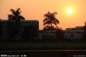 夕阳之下