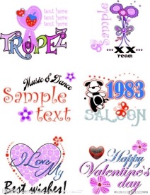 服装设计图案印花绣花