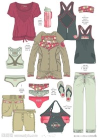 服装设计手稿款式图