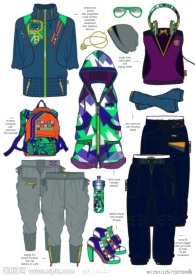 服装设计手稿款式图