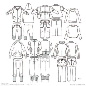 服装模板