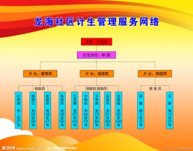 计生管理服务网络展板