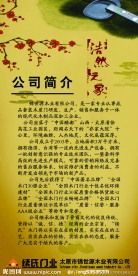 公司简介X展架