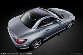 奔驰豪华跑车特写