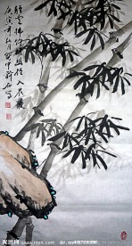 国画竹子