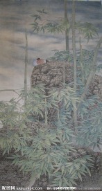 国画竹子