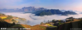 高山云海梯田