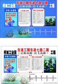 工业园区建设五牌一图