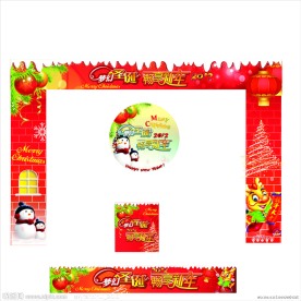圣诞节门头 新年门头