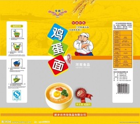 鸡蛋面包装