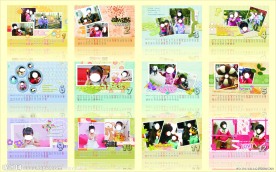 2012儿童可爱台历