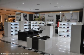 其乐 CLARKS 鞋品牌 店铺陈列
