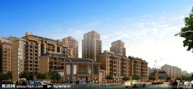 沿街商铺效果图