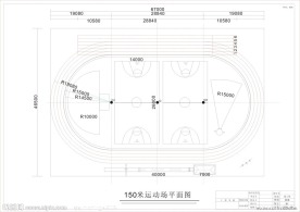 学校跑道150m jpg