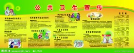 公共卫生宣传栏
