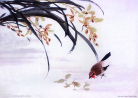 水墨画兰花（非高清）