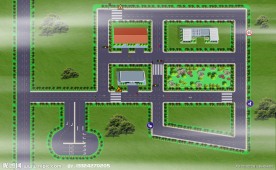 驾校鸟瞰图