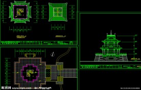仿古建诸暨阁详图