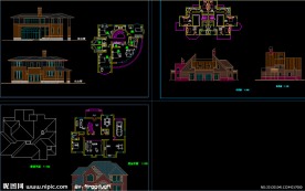 度假村别墅详图