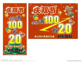 圣诞元旦海报