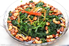 菠菜花生米