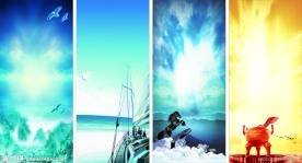 企业文化展架模版
