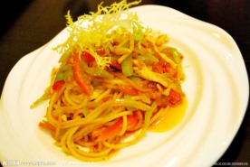 辣味鸡柳面