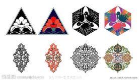 精致装饰花纹图案