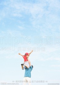 抱起儿子