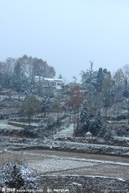 乡村雪景