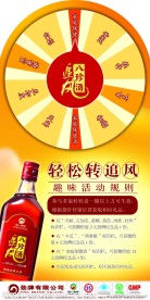 追风八珍酒转盘